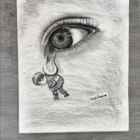 Other - Emotive Black and White Art Print